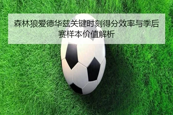 森林狼爱德华兹关键时刻得分效率与季后赛样本价值解析